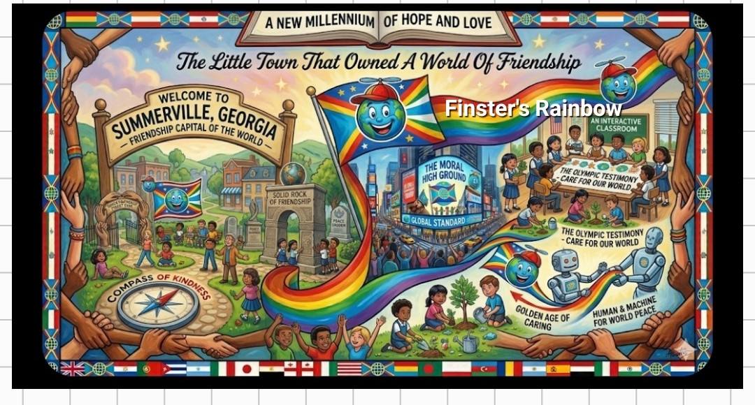 World Friendship Flag - The Little Town That Owned A World Of Friendship